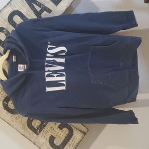 Men's small Levi's nave blue hoodie